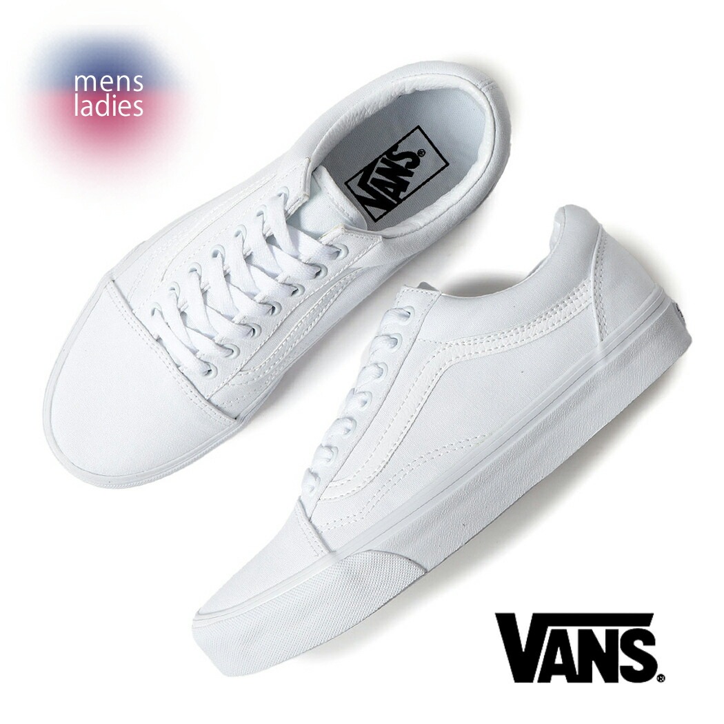 VANS バンズ オールドスクール スニーカー UA Old Skool TRUE WHITE ( ヴァンズ 白 ホワイト 国内正規品 メンズ レディース ウィメンズ VN000D3HW00 ) 8,325円