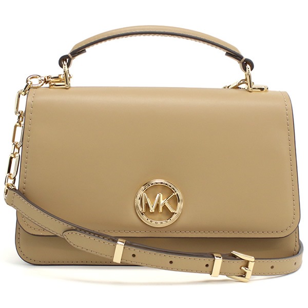 ハンドバッグ ショルダーバッグ DELANCEY 30T4GD8S6L LEATHER 222 CAMEL ベージュ系