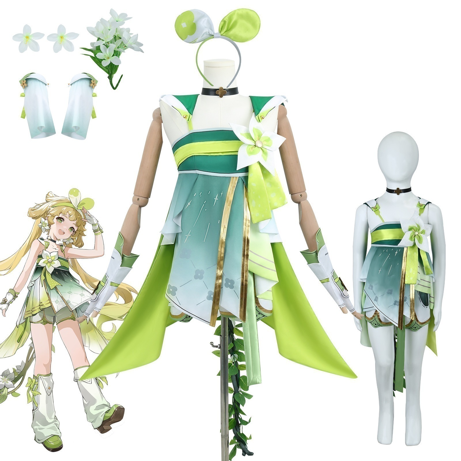 【人気爆売れ】鳴潮cos コスプレ コスチューム自然 _ 律維里奈子供コスプレいしょう にじげんアニメコスプレ