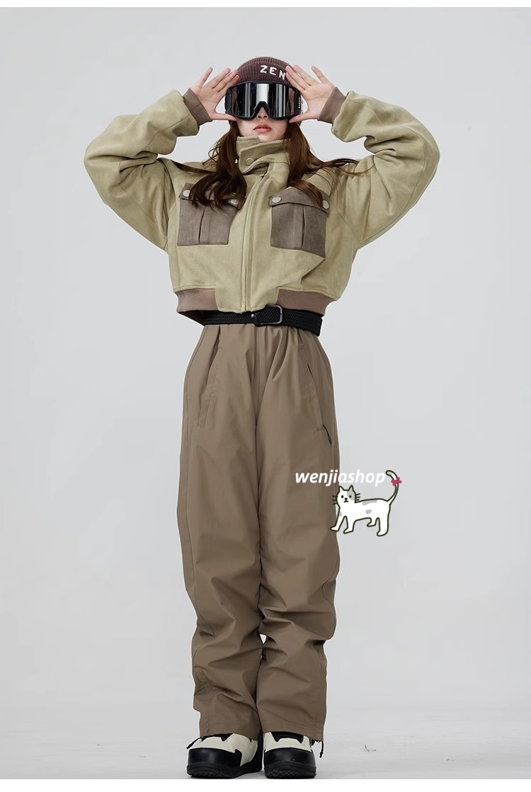 スノーボードウェア 2025 上下セット メンズ レディース アウター ジャケット パンツ ズボン オーバーオール ウィンタースポーツ スノーウェア スキーウェア スノボウェア韓国風 防水防寒