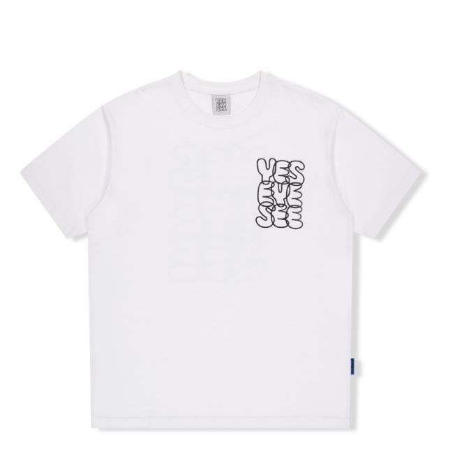 C-Logo Tee White / 예스아이씨 반팔티셔츠 / 半袖Tシャツ / white / black