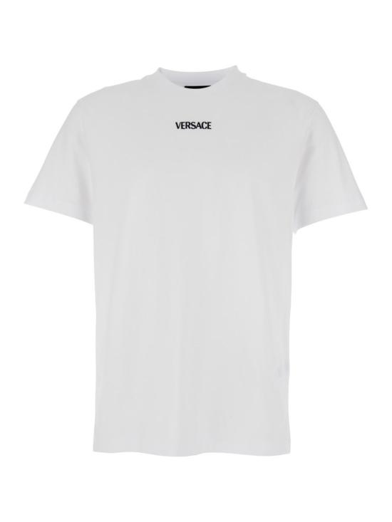VERSACE Men T-Shirts 1013944 1A164551W000 White