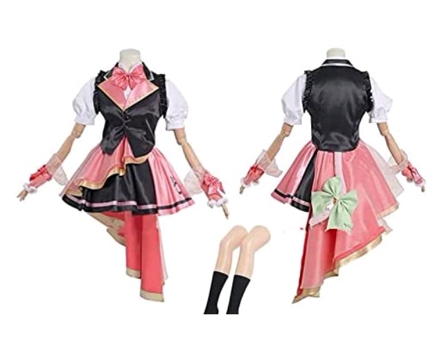 甘露寺 蜜璃(かんろじ みつり) 舞台服 撮影 可愛い 衣装 コスチューム 仮装