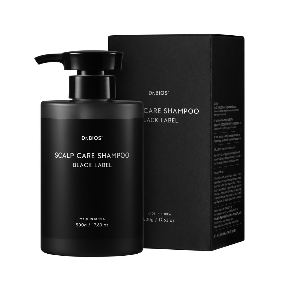 清潭男頭皮強化弱酸性フケケア脱毛症状緩和シャンプー BLACK LABEL