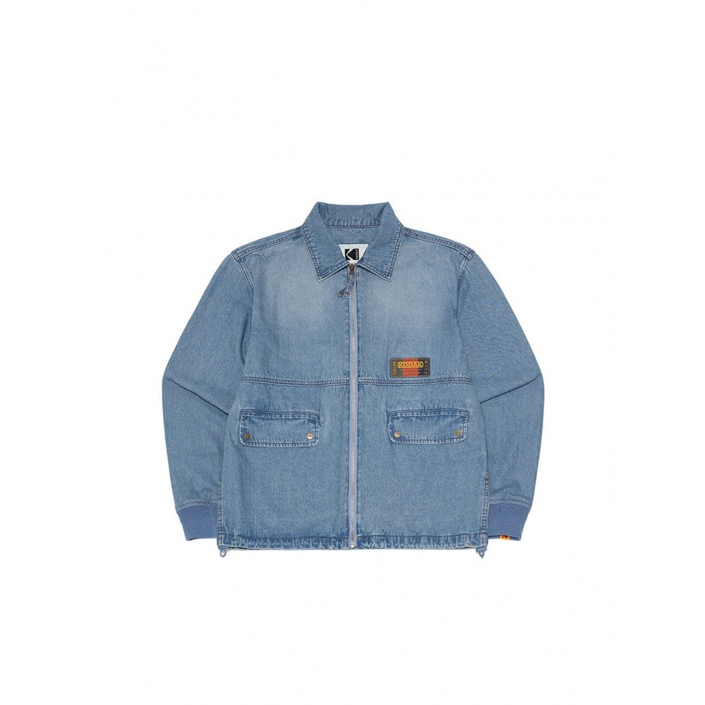 KODAK Apparel コダカラースタンネック デニムジャケット DENIM