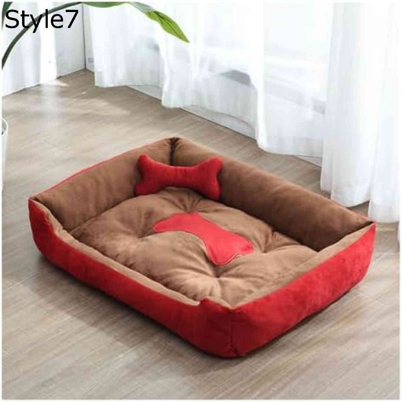 ペットベッド 犬ベッド ぬいぐるみ 柔らかい ペットマット 洗える 滑り止め 犬用ベッド 大中小型犬猫に適用 (Color : Style7, Size : 70X55cm/27.6X21.7in)