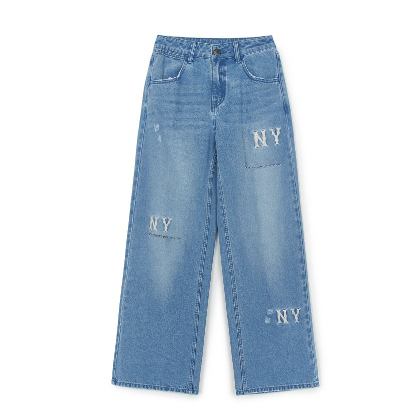 Megagram Cutting Wide Denim Pants 3FDPB0254-50INS