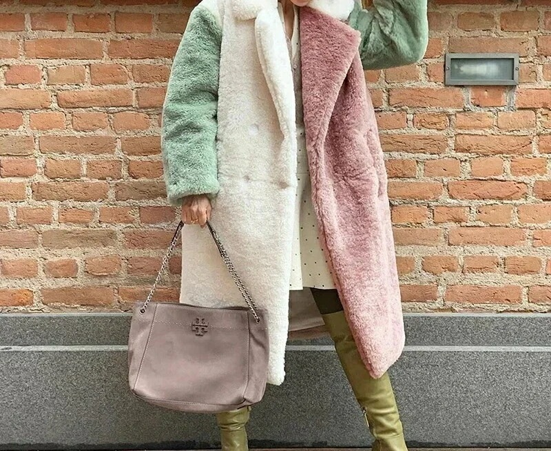 アウターファーコート ロング丈 毛皮コート アウター 秋 冬 保温 ジャケット 厚手 ゆったり トップス 4,566円