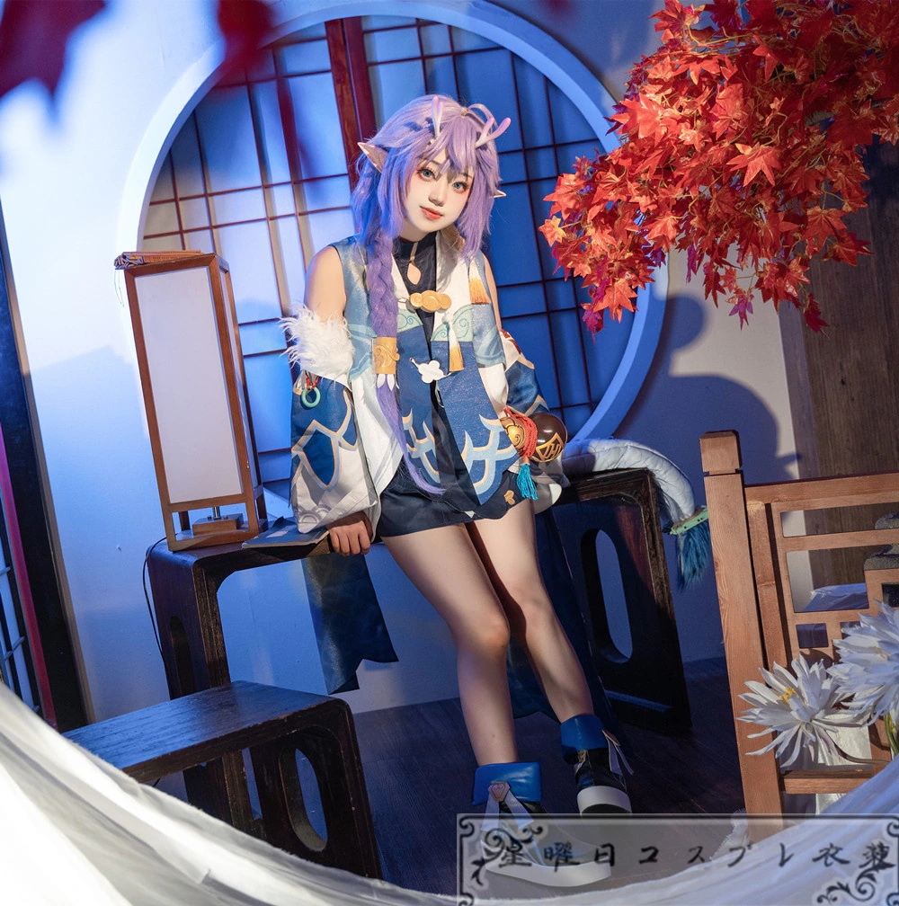 崩壊スターレイル 白露 ビャクロ コスプレ衣装 コスチューム ハロウィン 変装 仮装