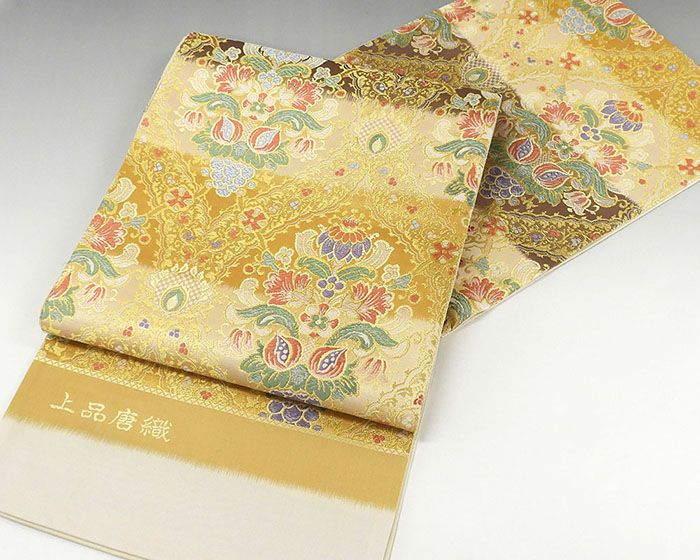 袋帯 新品 正絹 西陣 大光謹製 唐花模様 袋帯 未仕立 32,370円