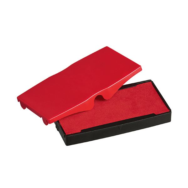 （まとめ） シャイニー スタンプ内蔵型角型印S-854専用パッド 赤 S-854-7R 1個 (×30セット)スタンプ