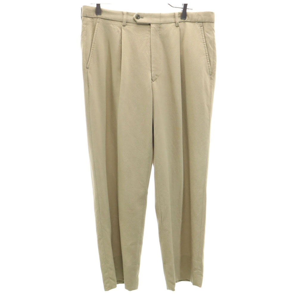 BURBERRY LONDON バーバリーロンドン 日本製 トラウザー パンツ 85 ベージュ 三陽商会 メンズ 古着