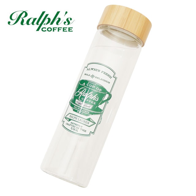 ラルフズ コーヒー Ralphs Coffee GLASS WATER BOTTLE ウォーター ボトル 水筒 CLEAR 290-005960-010