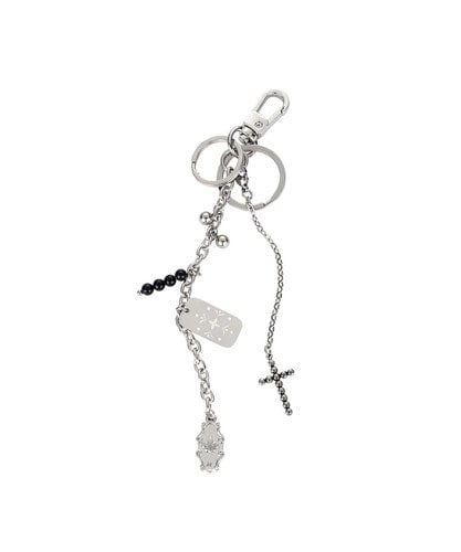 NFF cross ball key ring silver クロスボールキーリング シルバー 韓国雑貨 正規品 キーホルダー