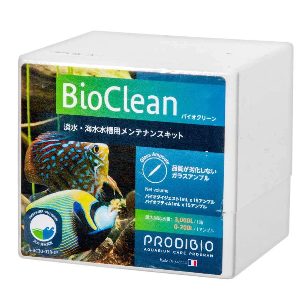 ＰＲＯＤＩＢＩＯ　バイオクリーン　３０本　淡水・海水両用　バクテリア　栄養　ミネラル　ビタミン　必須微量元素　ＣＲＣ10―35―45―90―00