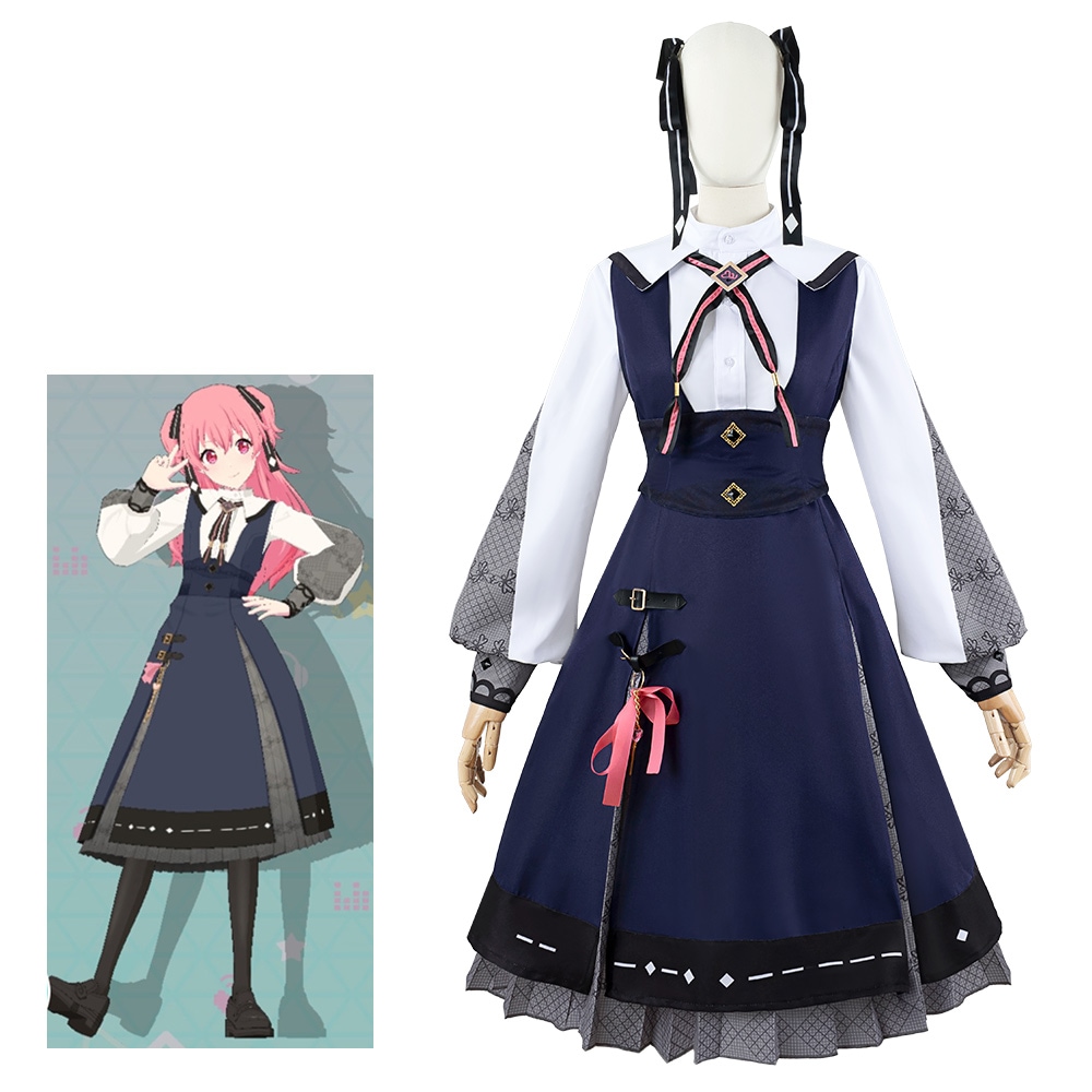 プロジェクトセカイ　プロセカ　コスプレ　フィアートラッド　離れていく距離　桃井愛莉　コスプレ衣装