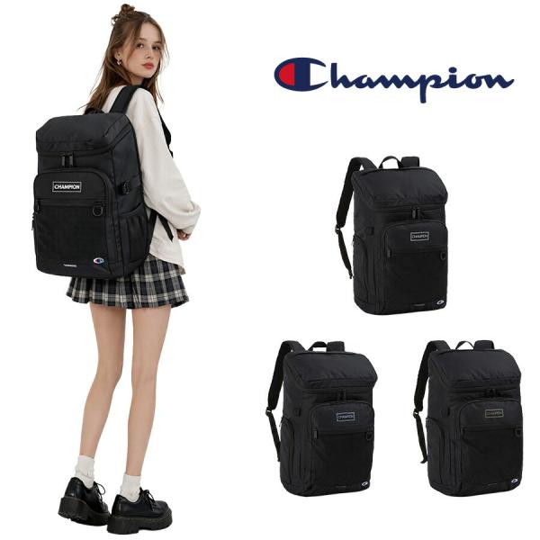 Champion リュック 大容量 ノーウィッチ リュック 36L リュックサック 通勤 通学 普段使い 男女兼用 メンズ レディース ギフト プレゼント ブラック 68892