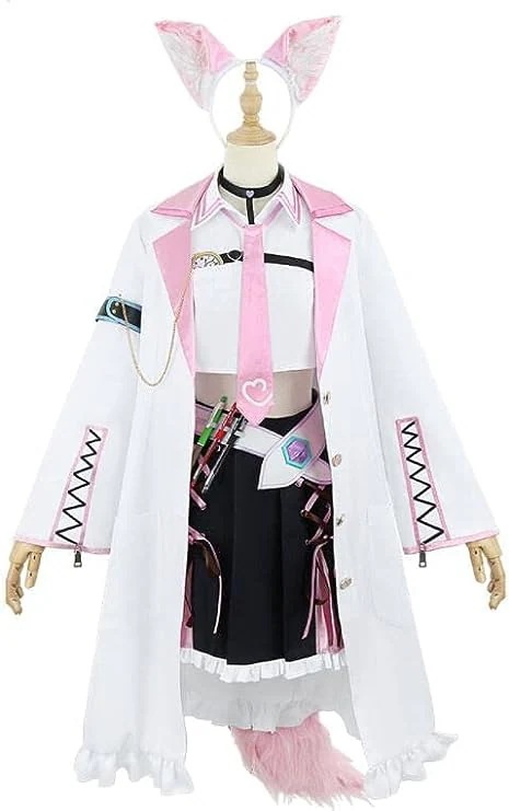 新作入荷コスチュームvtuber 博衣こより はくい こより コスプレ衣装 コスチューム コスプレ服 文化祭 ハロウイーン パーティー 変装 仮装 ペン付かないコスプレ