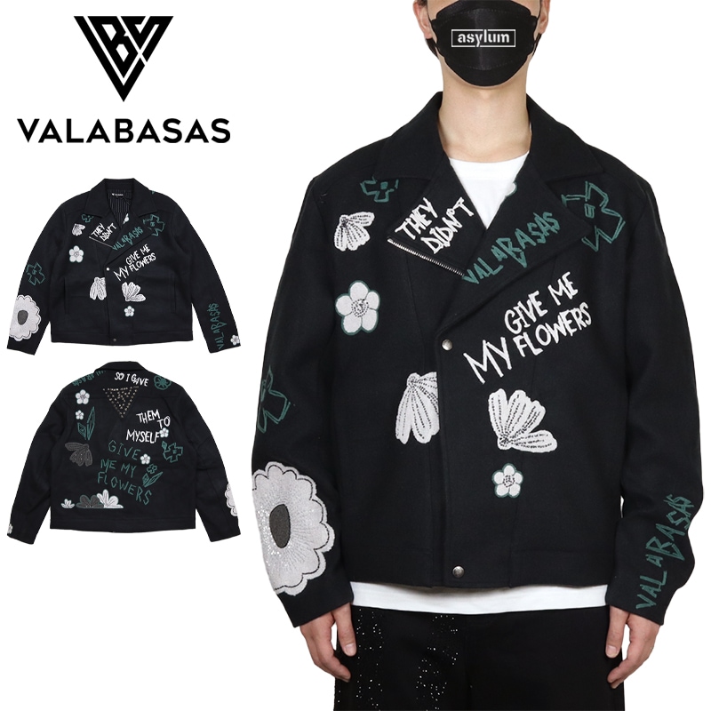 バラバサス ライダースジャケット VALABASAS アウター メンズ レディース ブランド 大きいサイズ 黒