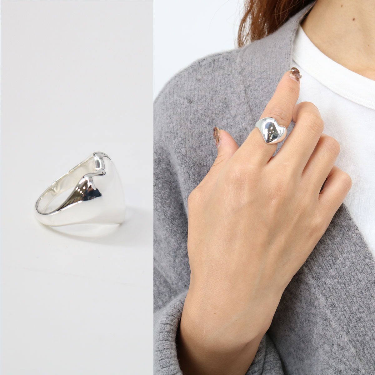Heart Ring ハートモチーフリング 指輪 シルバー プレゼント ギフト アクセサリー ブランド