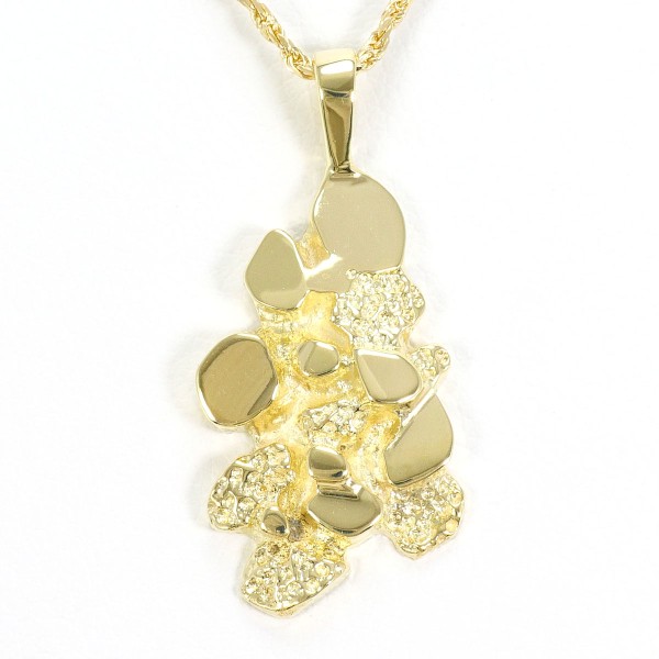 14K YG ネックレス 約40cm ジュエリー 中古
