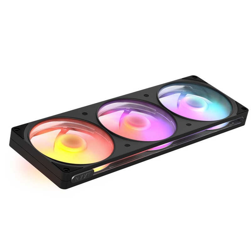 【2026年06月18日発売予定】NZXT　ケースファン シングルフレーム F360 RGB(2026)［ 360mm / 2400RPM(ファン1基あたり) ］ ブラック　RF-R236U-BF