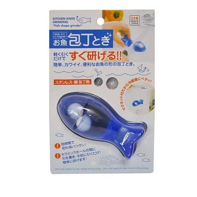 他サイト： マーナ　お魚包丁とぎ　K257B (ブルｰ)の商品画像