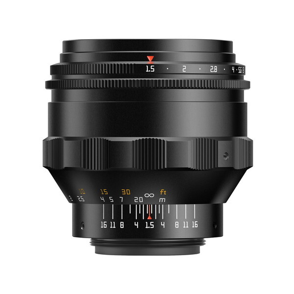 銘匠光学 TT-75F15-M42-B ブラック 大口径単焦点レンズ (M42マウント)