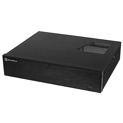 Silverstone 【Milo シリーズ】フロントドア(カギ付)装備 横置きスリム型HTPCケー