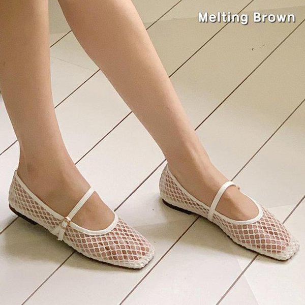 女性夏バレリーナフラットシューズ K83