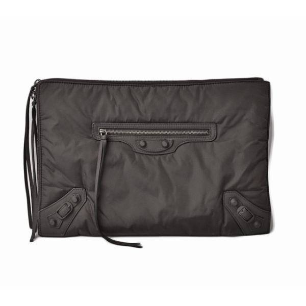 バレンシアガ クラッチバッグ/セカンドバッグ BALENCIAGA クラシックポーチ 362967 ナイロン ブラック