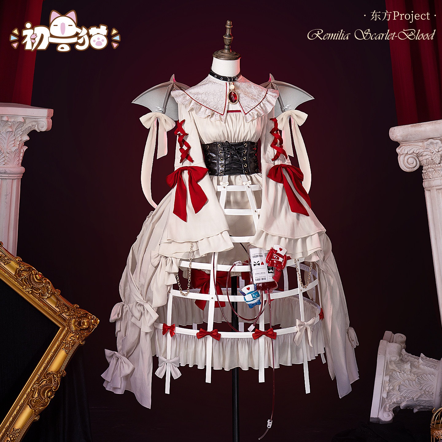 ホビー・コスメレ初獣猫東方project Cos服レミリアコスプレ二次元マウス衣装