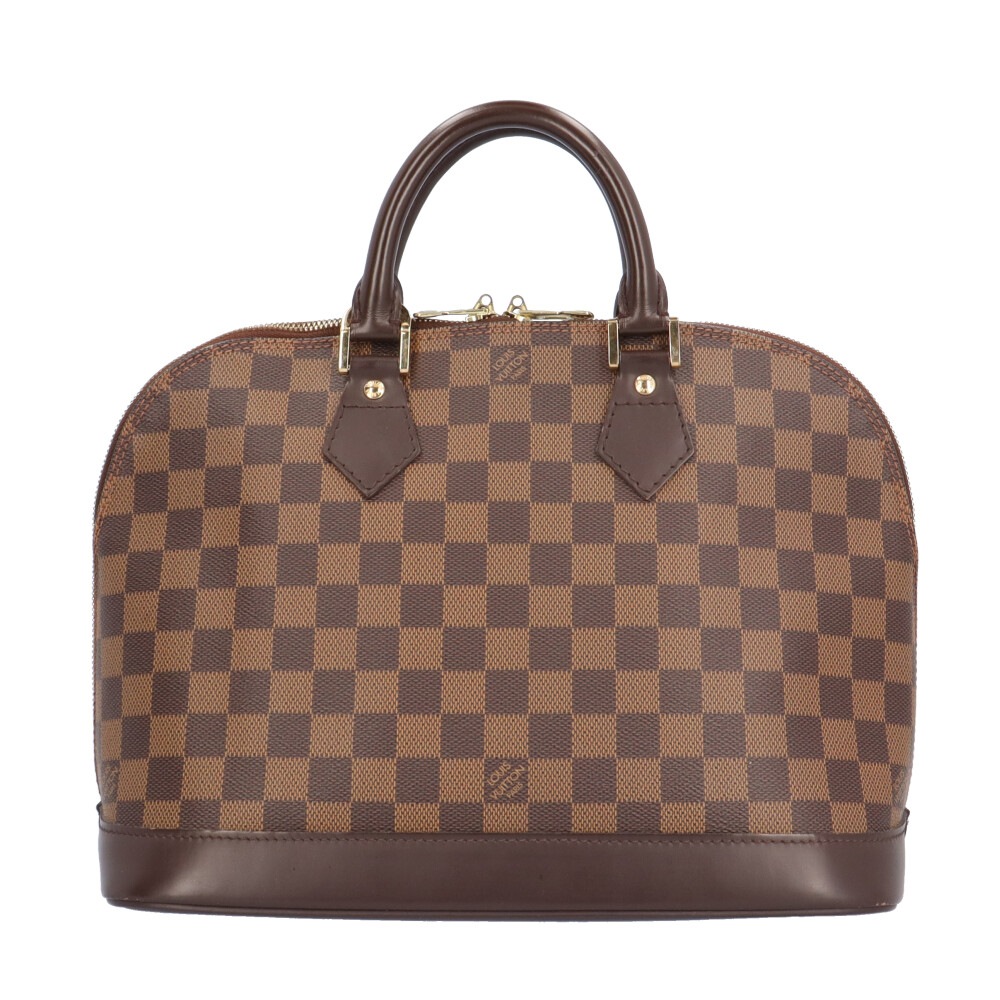 ルイヴィトン アルマ ダミエ ハンドバッグ ダミエキャンバス N51131 ブラウン LOUIS VUITTON 中古