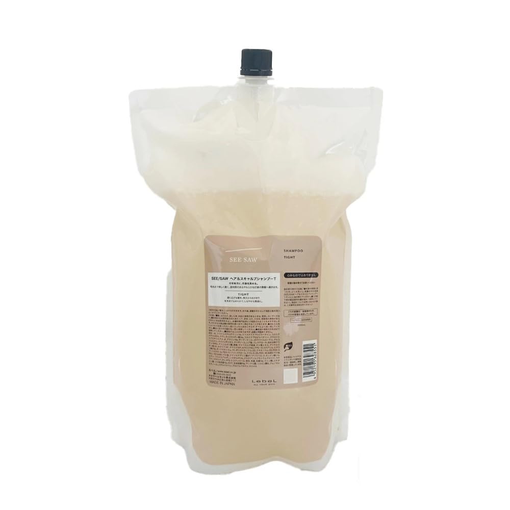 【全国送料無料】 ルベル SEE/SAW ヘア＆スキャルプシャンプーT タイト 2500ml レフィル