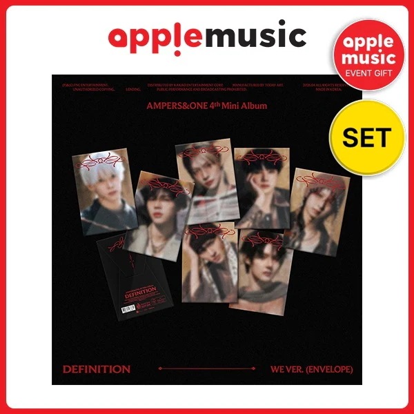 [APPLE MUSIC 特典付き][7種セット] AMPERS&ONE - 4th Mini [DEFINITION] [WE Ver.]