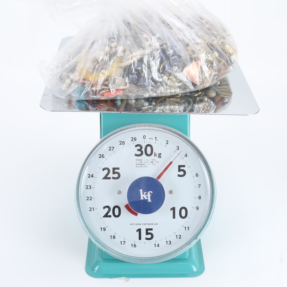まとめ 約3.5kg ネックレス ブレスレット ピアス ブローチ タイピン カフス パール アクセサリー 金属 ネックレス RWM DY37-5 中古