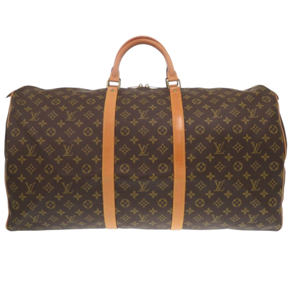 キーポル60 モノグラム M41422 ボストンバッグ モノグラムキャンバス/モノグラム ブラウン LV 0727【中古】 メンズ