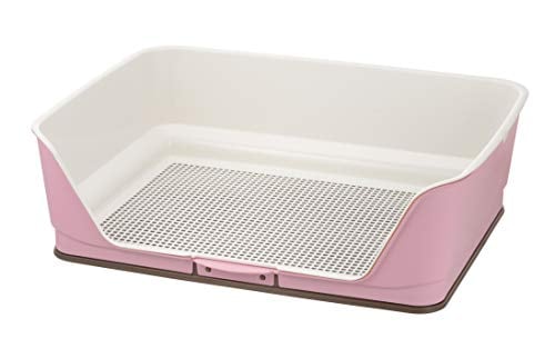 リッチェル お掃除簡単ステップ壁付トイレ ライトピンク ワイド