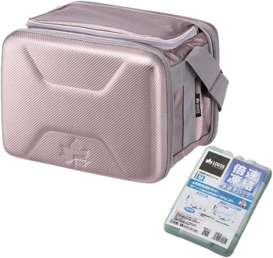 ソフトクーラー ハイパー氷点下クーラー S ＆ 倍速凍結保冷剤M 1個 セット silver