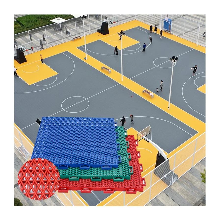 ジョイントマット 屋外 バスケットボールコート 床 バスケコート 3平方メートル 材用モジュラージョイントフロアマット耐候性大型プラスチックスプライシングフロアエクササイズフロアマット