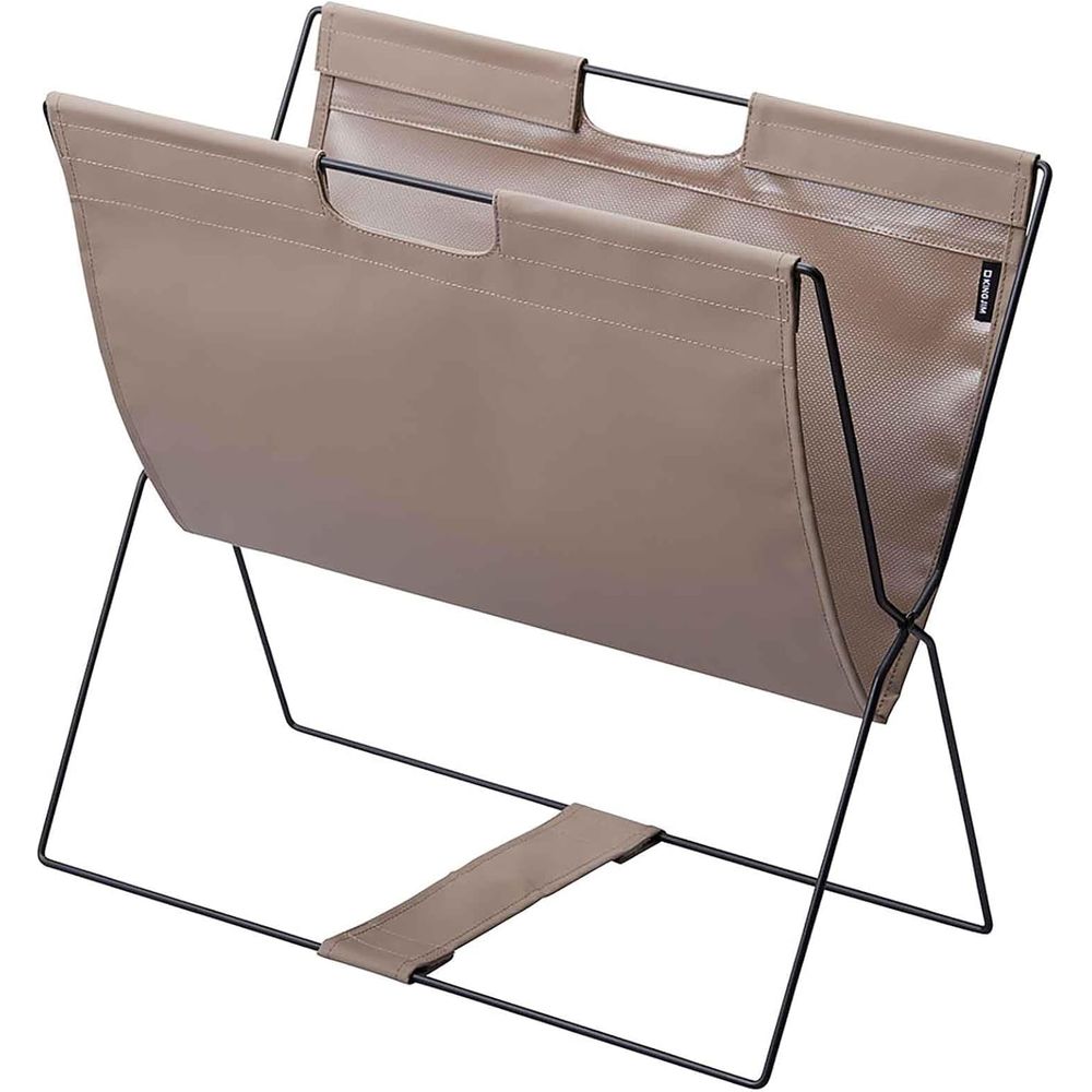 サイドバッグスタンド ターポリン カバン置き ベージュ BGS100TP-BE