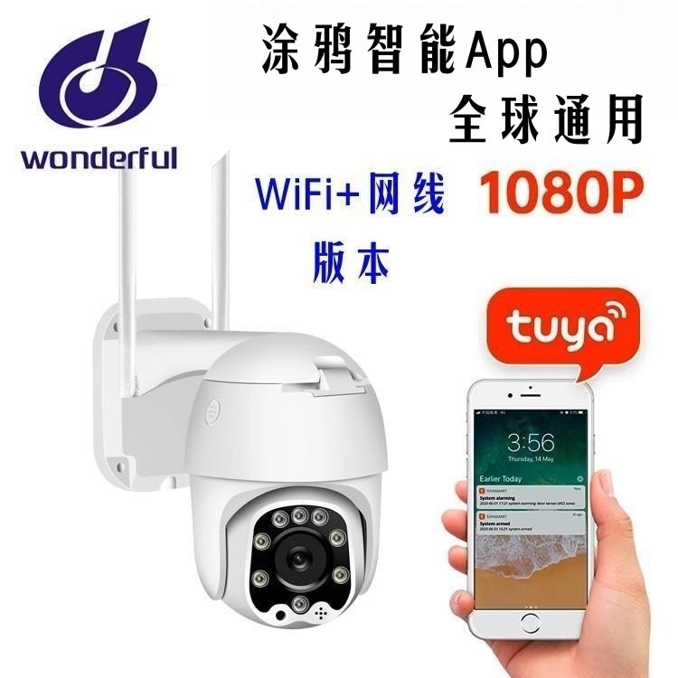 国境を越えた熱い販売 Tuya スマート App 監視カメラワイヤレス Wifi 携帯電話リモート視聴モニター Alexa