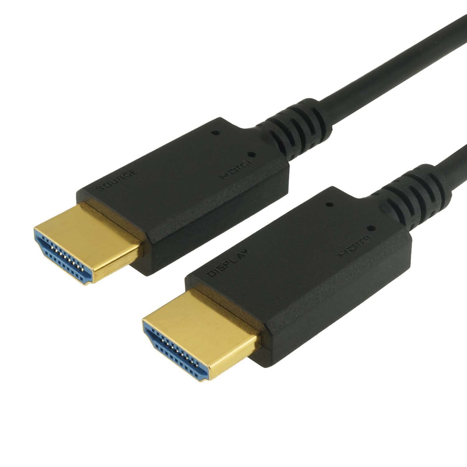 ホーリック 光ファイバー HDMIケーブル 5m 48Gbps 4K/120p 8K/60p HDR ブラック HDM50-624BK