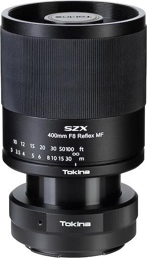 トキナー トキナ― 【逆輸入モデル】 Tokina 望遠レンズ ミラーレンズ SZX SUPER TELE 400mm F8 Reflex MF キヤノンEF-Mマウント 反射式 マニュアルフォーカス