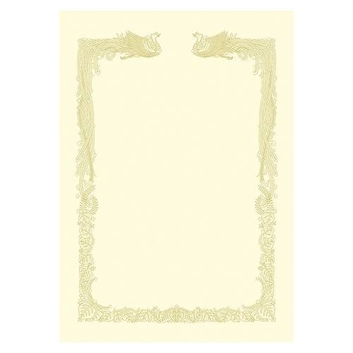 ササガワ OA賞状用紙 雲なしB4判横クリーム 10-1478 00026318