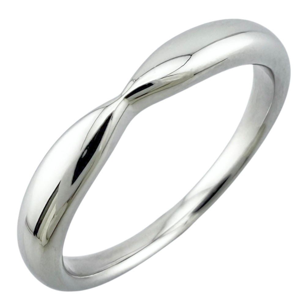 ティファニー ハーモニーウェディングバンド リング 指輪 14号 Pt950プラチナ TIFFANY&Co. 中古 美品