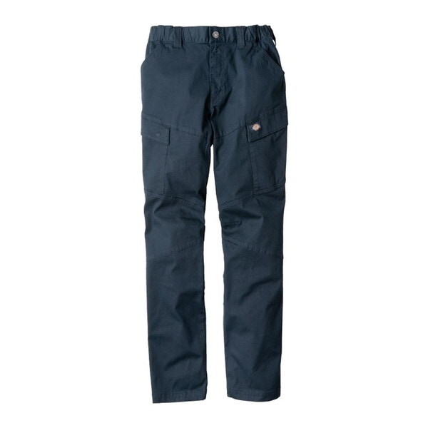 D2915 ネイビー M ストレッチヘリンボーン カーゴパンツ