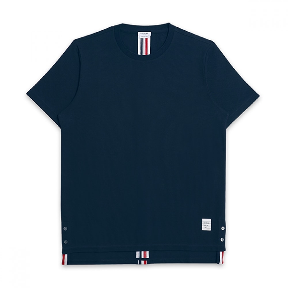 トムブラウン MJS056A 00050 415 センターバックストライプピケメンズ半袖Tシャツ