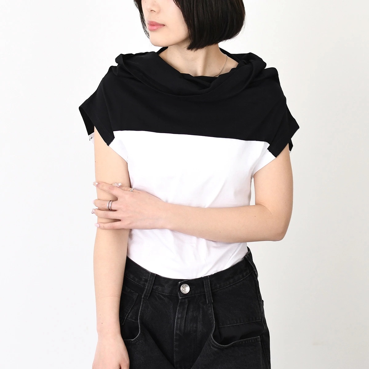 トップス ハイネック HIGH NECK Tシャツ S52NF0006 S23588 春夏 おすすめ 半袖 ギフト