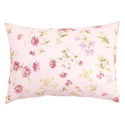 他サイト： 小栗　メリーナイト 枕カバー 「ボタニカルガーデン」 ピンク 約43×63cm ファスナー式 まくらが入れやすい 綿100％ 心地よい肌触り オールシーズン 洗える ピンクの商品画像